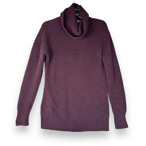 Abercrombie Maroon Womens Sweater Size‎ Small Cozy Rustic Preppy Casual Academia - Picture 1 of 9